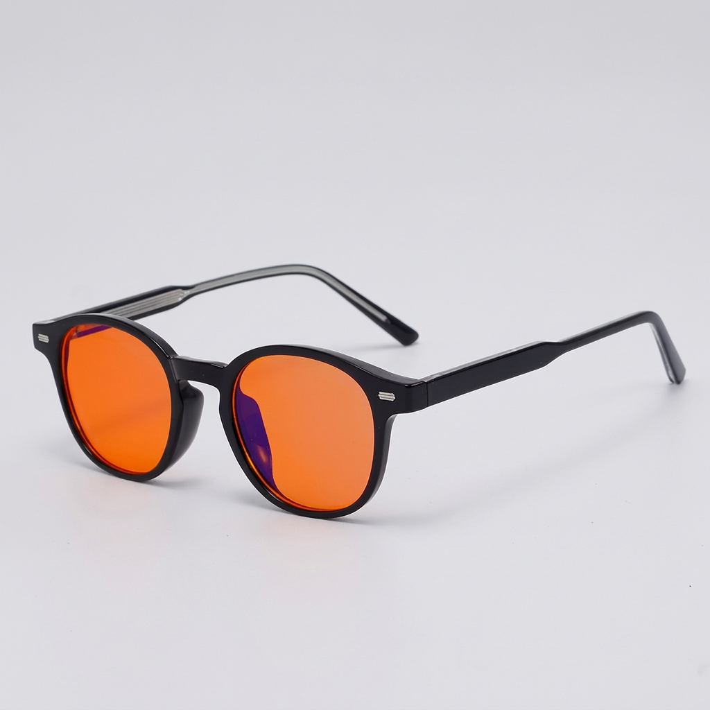 Bluelight UF – Glossy Black med orange lins